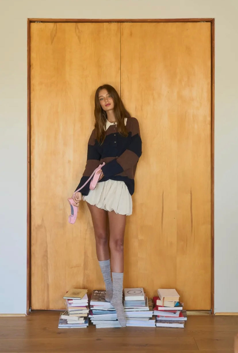 Harlyn Polo Sweater | Navy