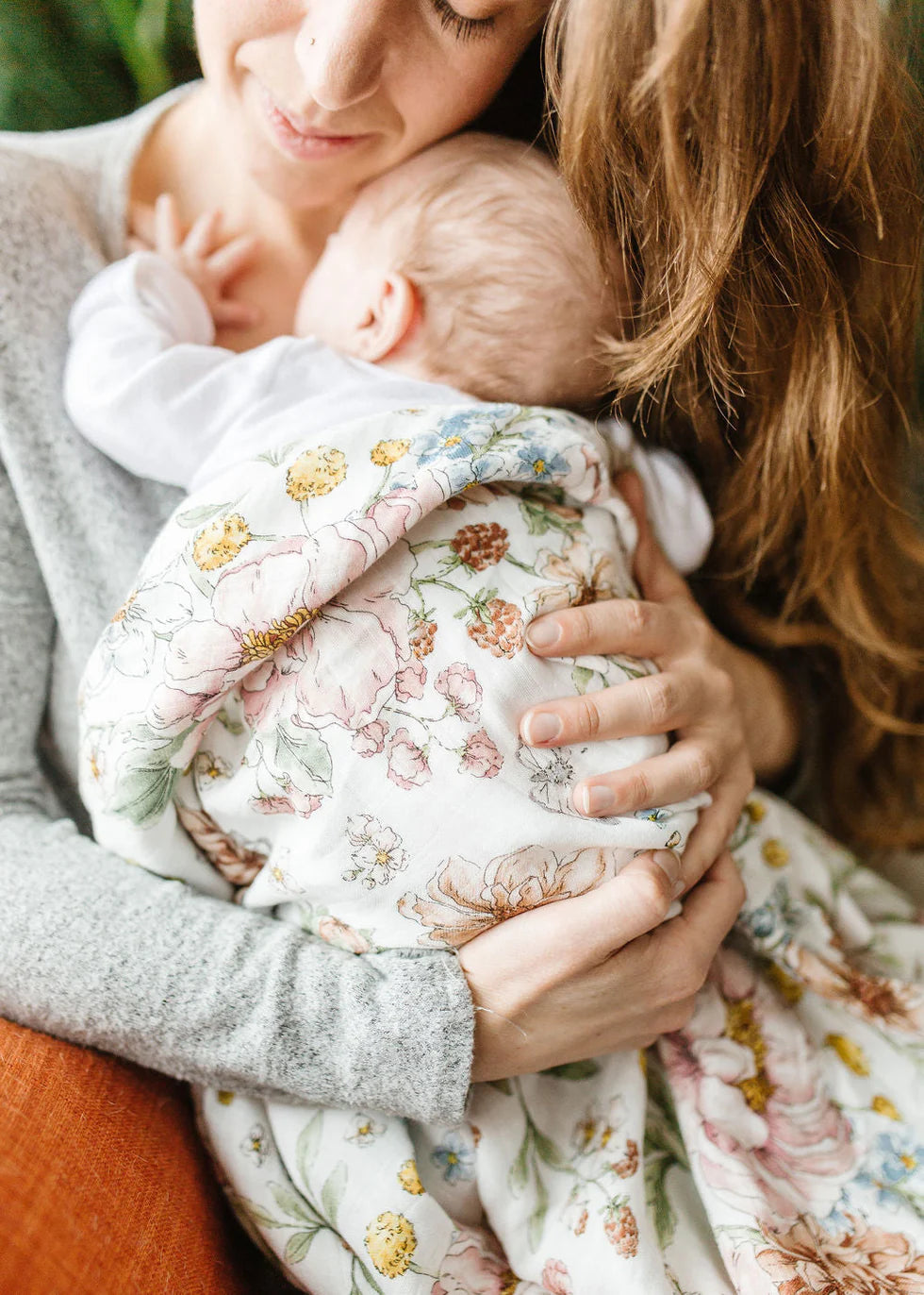 LOULOU LOLLIPOP | Muslin Swaddle | Secret Garden