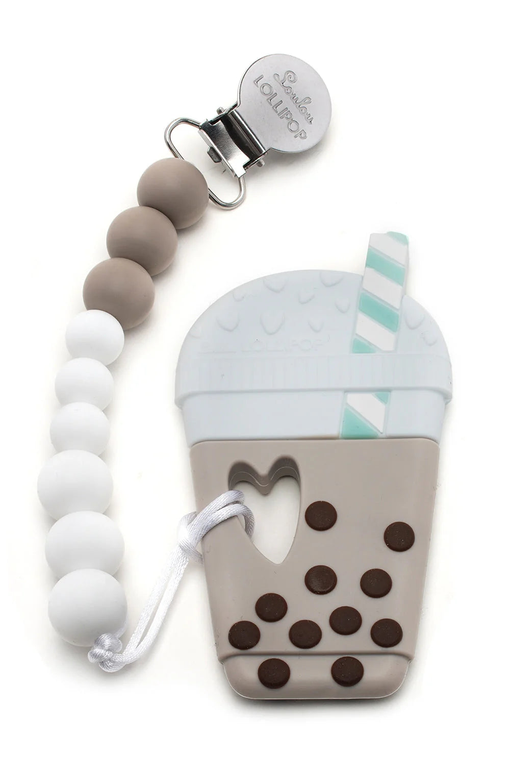 LOULOU LOLLIPOP | Silicone Teether Set | Milk Tea Bubble Tea