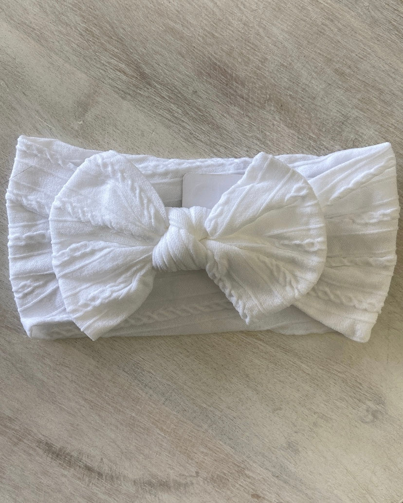 Nylon Baby Bow | Multiple Colour Options
