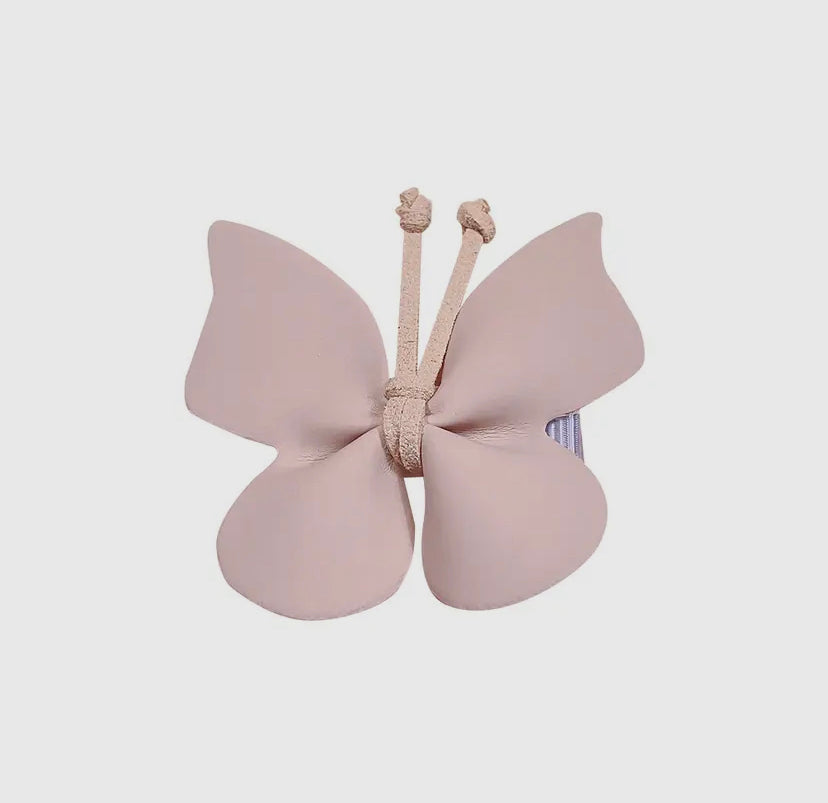 Leather Butterfly Clip | 6 Colour Options