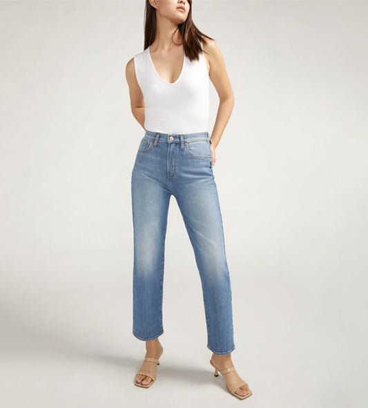 SILVER JEANS | Highly Desirable Straight ACS264 | Medium Wash