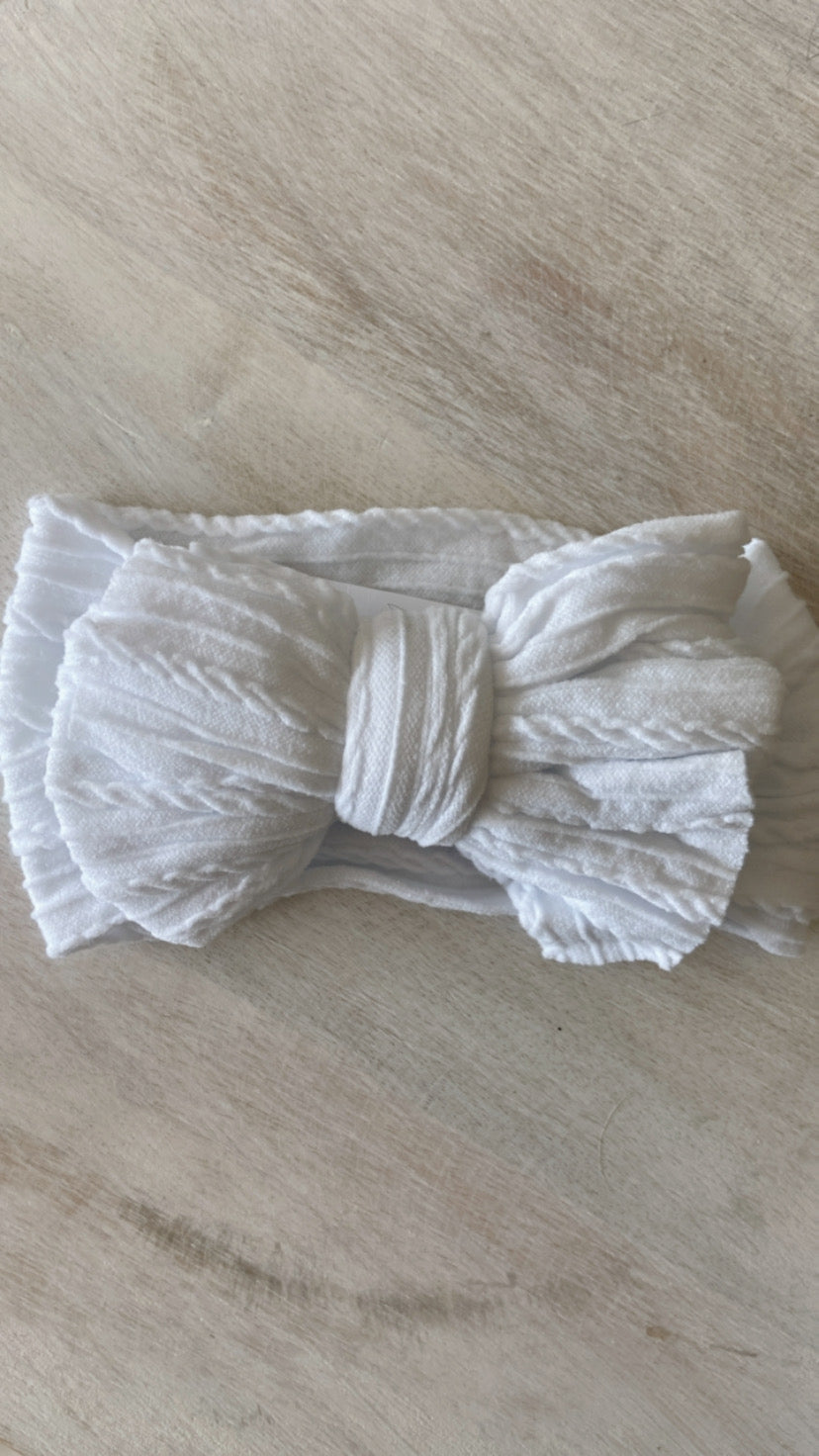 Nylon Baby Bow | Multiple Colour Options