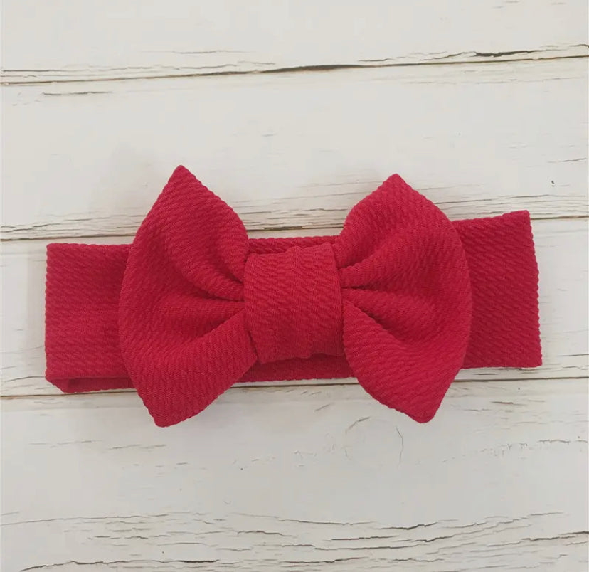 Baby Bowknot Headband | Red