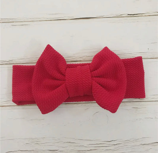 Baby Bowknot Headband | Red
