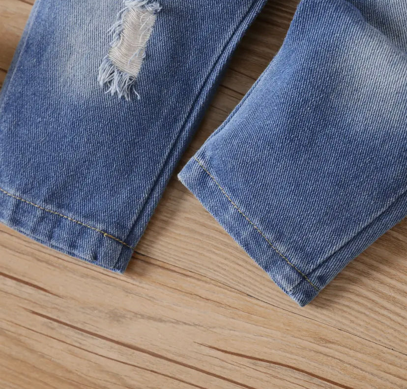 Distressed Denim Bottoms