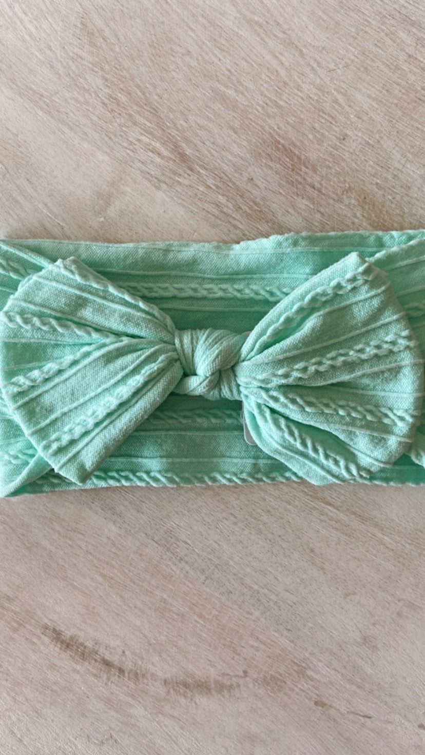 Nylon Baby Bow | Multiple Colour Options