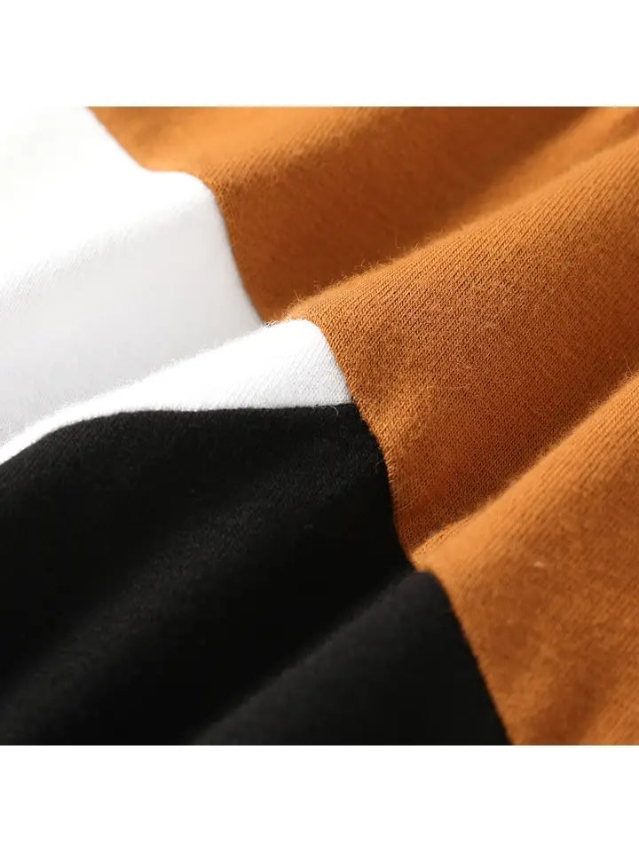 Colour block Short Sleeve Onesie