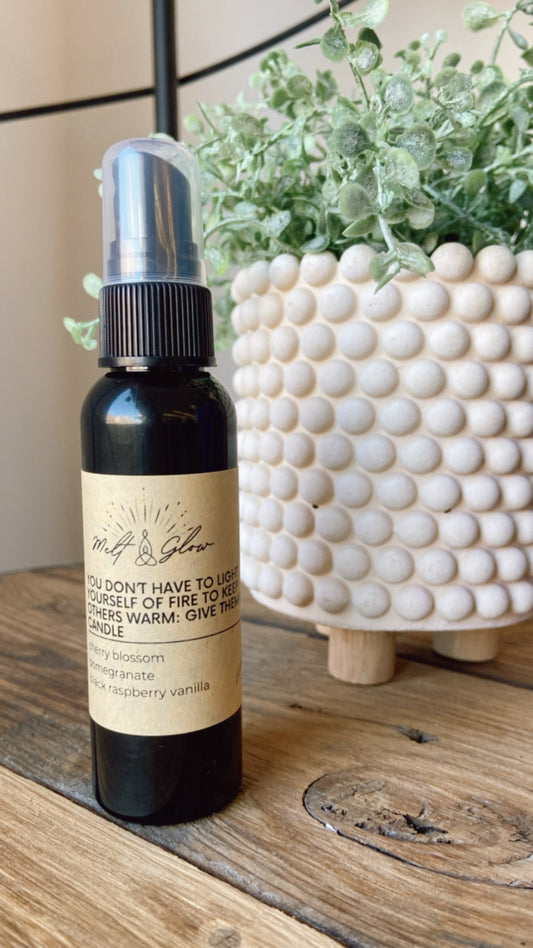 Melt & Glow | You Don't Have To Light Yourself On Fire To Keep Others Warm: Give Them A Candle | Room Spray