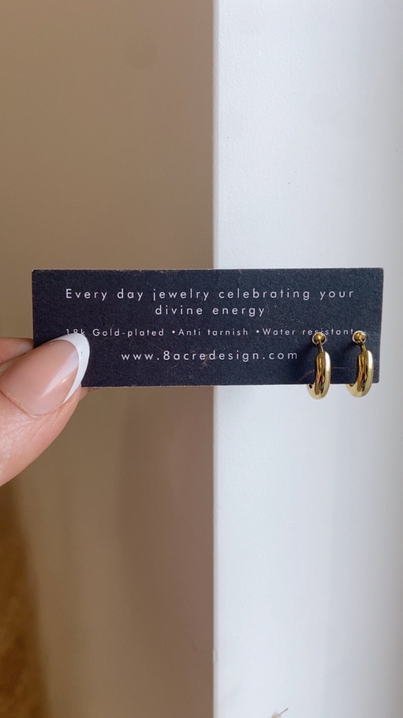UNBOUNDED | Pop Of Colour Earrings | Black