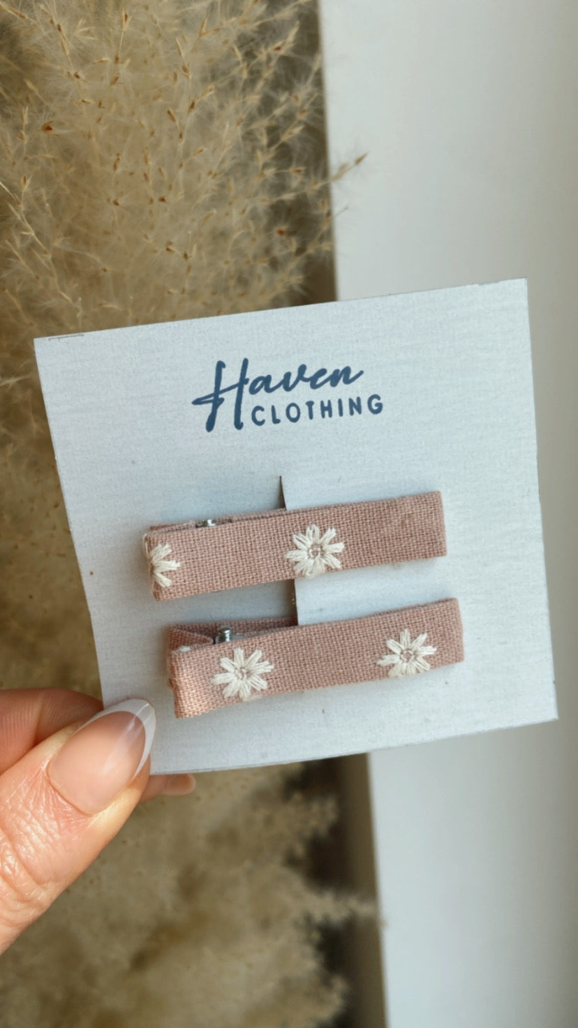 Girls Hair Clips | 2 Pack | Multiple Styles & Colours