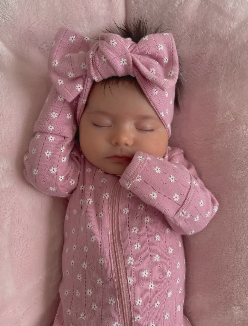 Pink Flower 2-Way Onesie