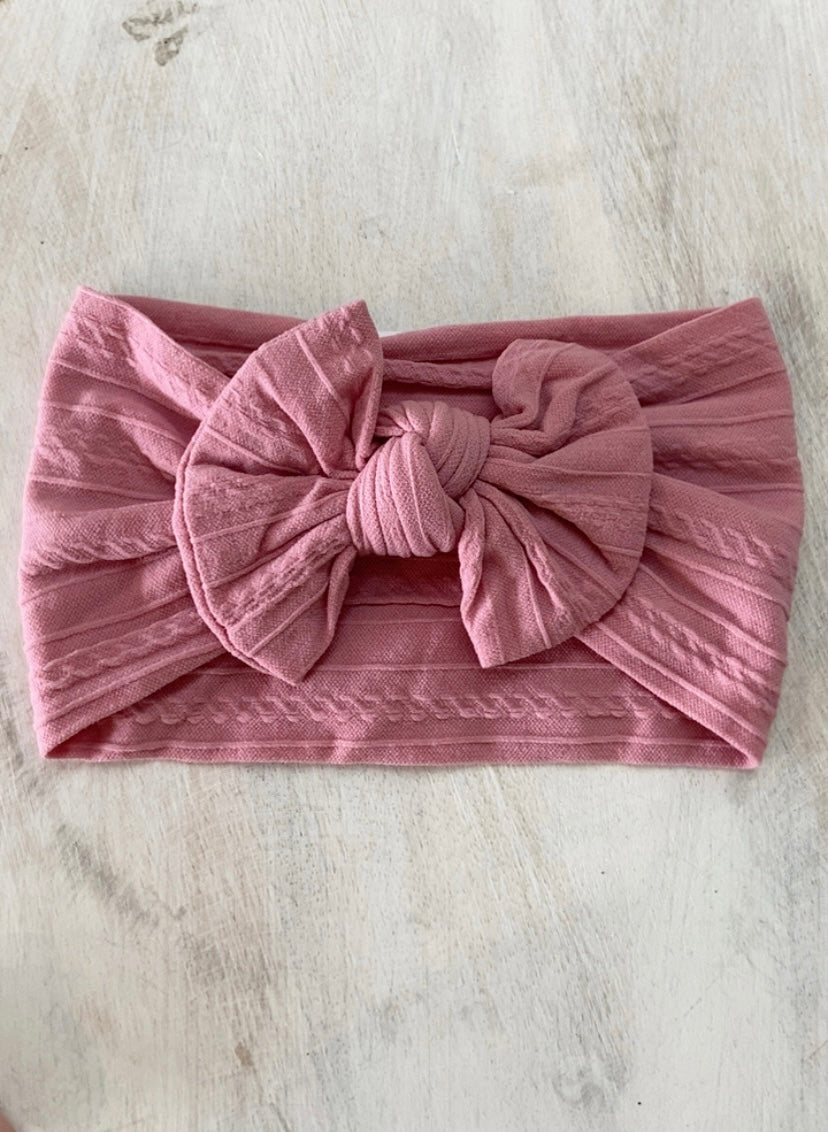 Nylon Baby Bow | Multiple Colour Options