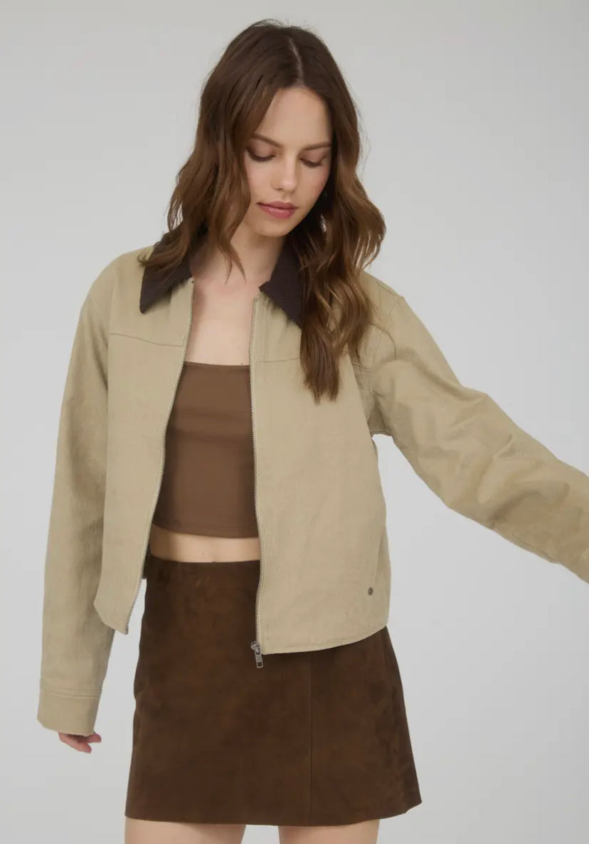 Greer Barn Jacket | Khaki