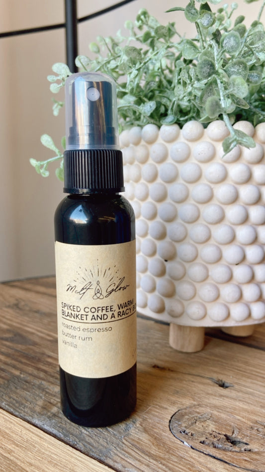 Melt & Glow | Spiked Coffee, Warm Blanket And A Racy Book | Room Spray