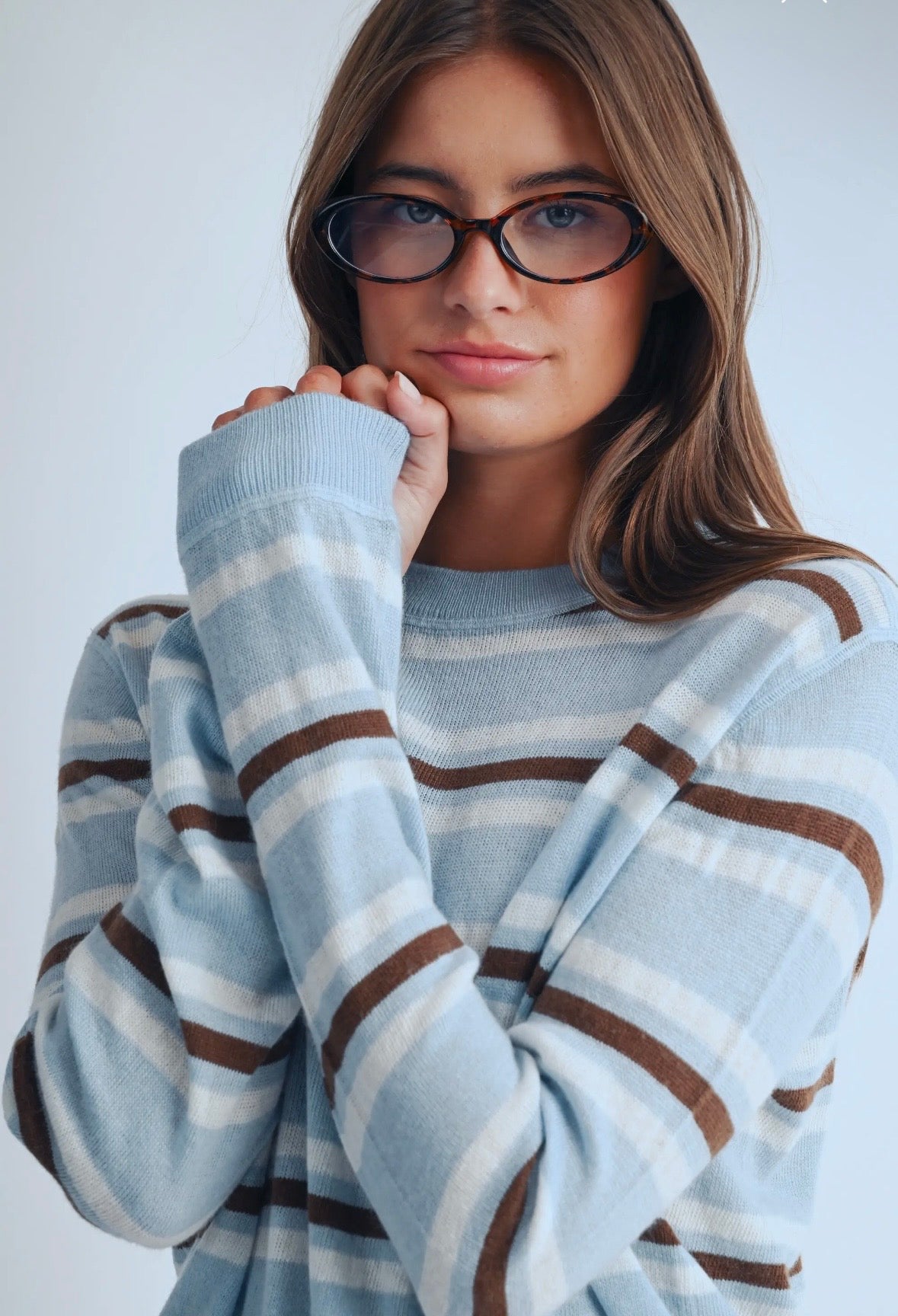 Coastal Striped Long Sleeve | Sky