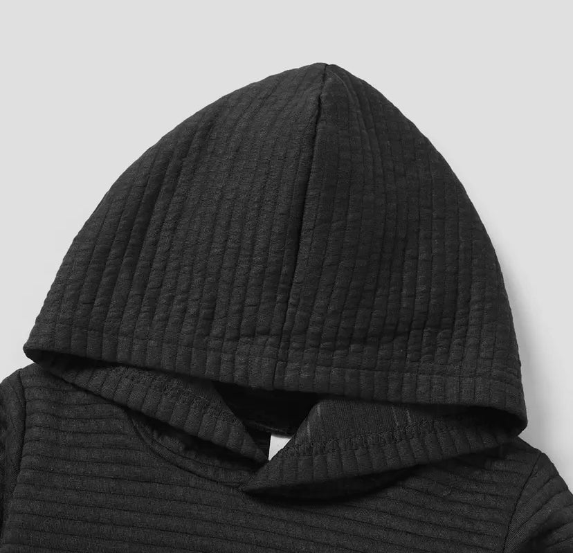 Ribbed Hoodie