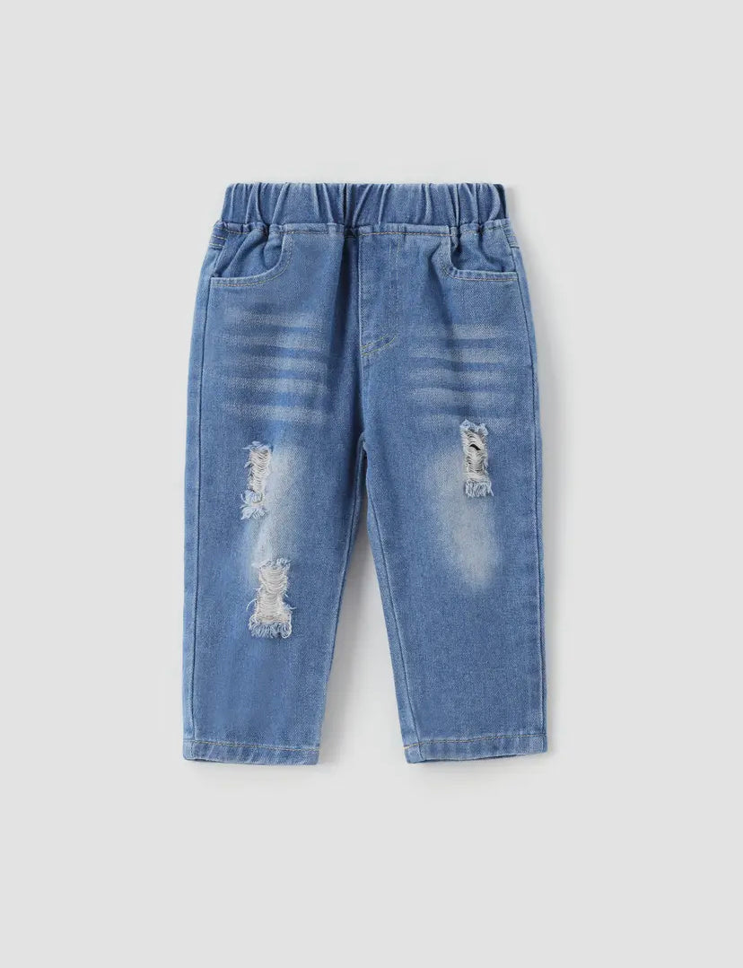Distressed Denim Bottoms