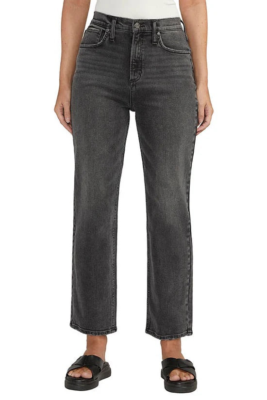 SILVER JEANS | Highly Desirable Straight BCS519 | Black Wash