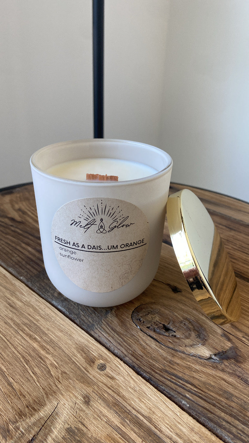 Melt & Glow | Fresh As A Dais...Um Orange | 10oz Candle