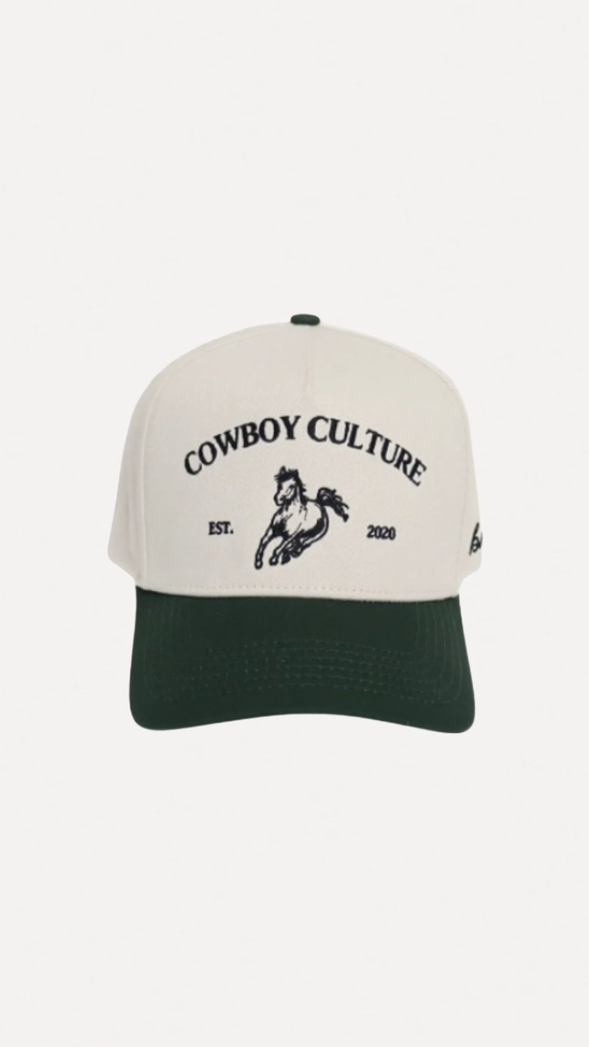 ABN Cowboy Culture Trucker Hat | Cream/Green