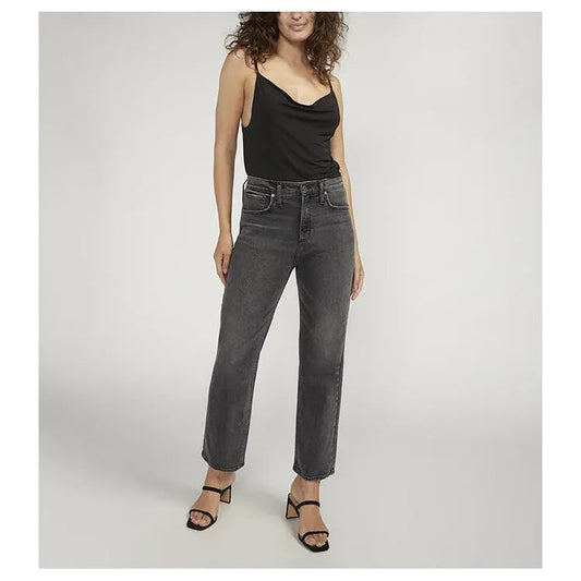 SILVER JEANS | Highly Desirable Straight BCS519 | Black Wash
