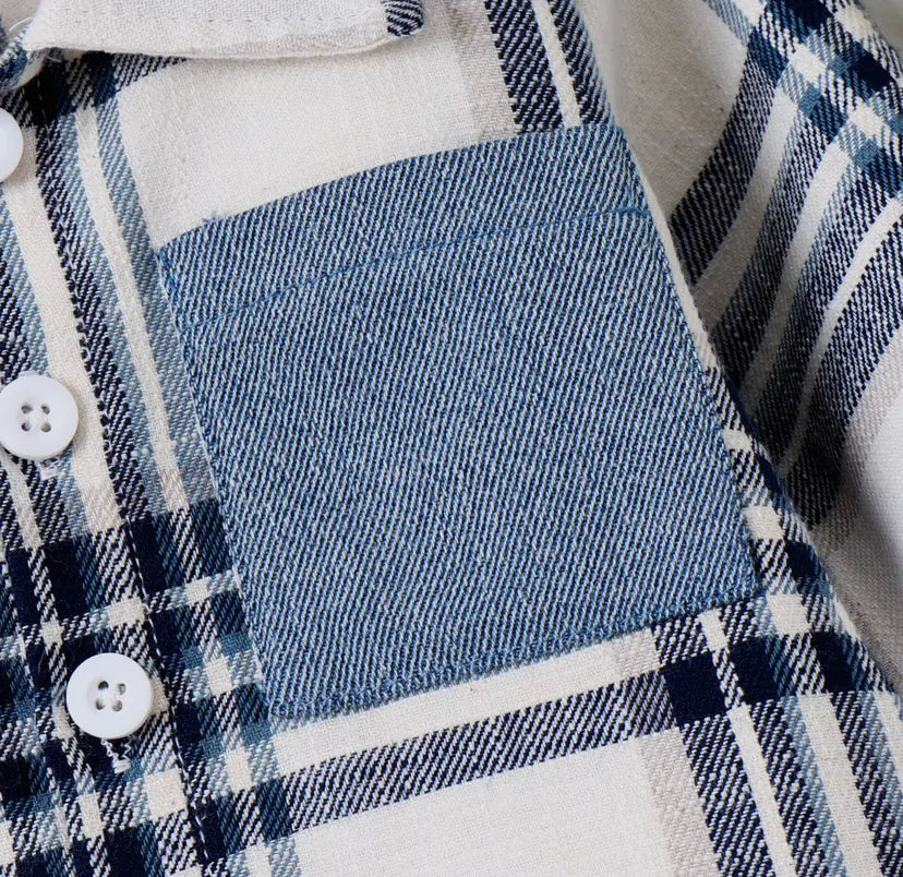 Plaid Patch Pocket Shirt
