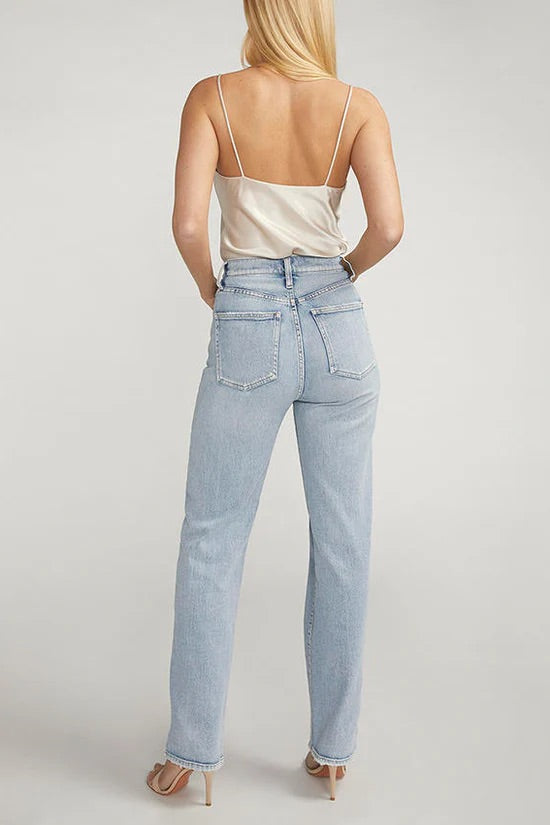 SILVER JEANS | Highly Desirable Straight RCS270 | Light Wash