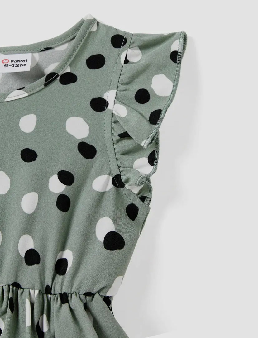Dot Ruffle Romper