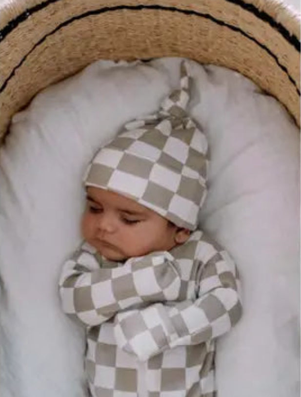 Tiramisu Checkboard Onesie