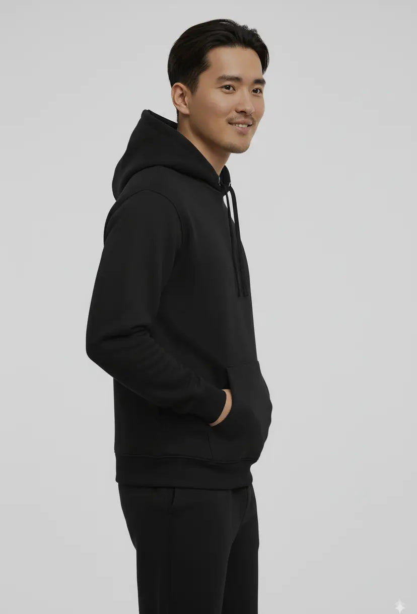 Booker Fleece Hoodie | Black
