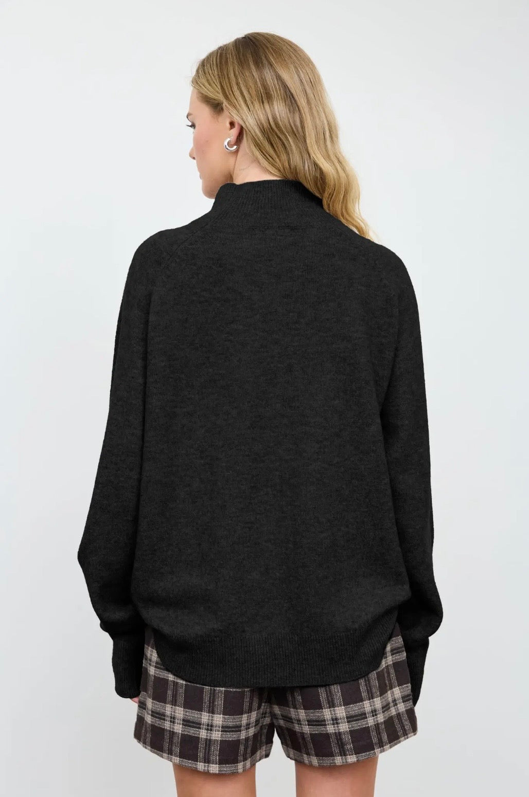 Thea Mock Neck | Black