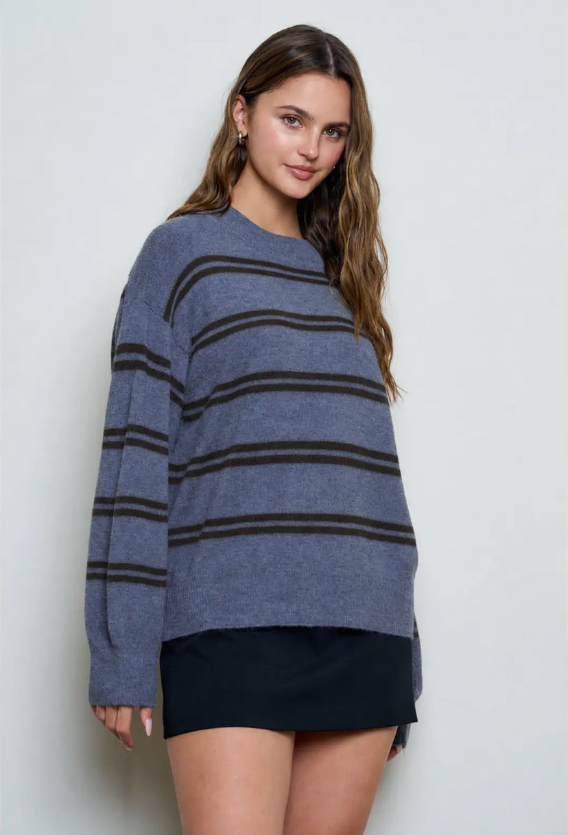 Shia Sweater | Dusty Blue