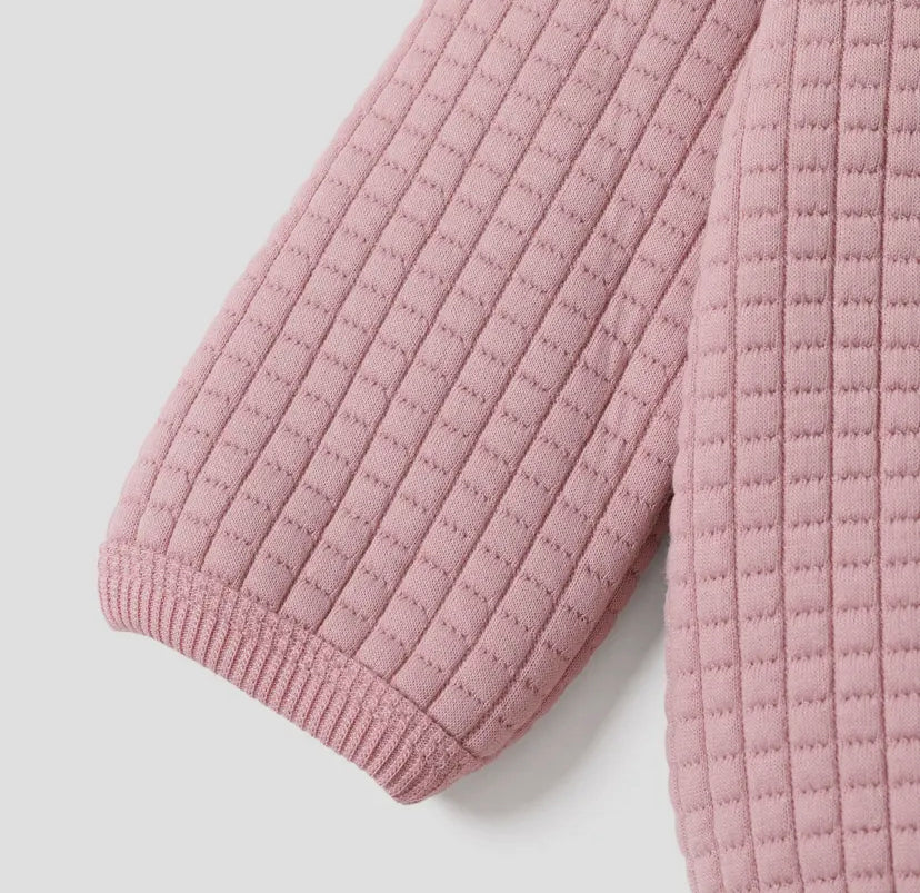 Emryn Textured Sweatshirt | Pink
