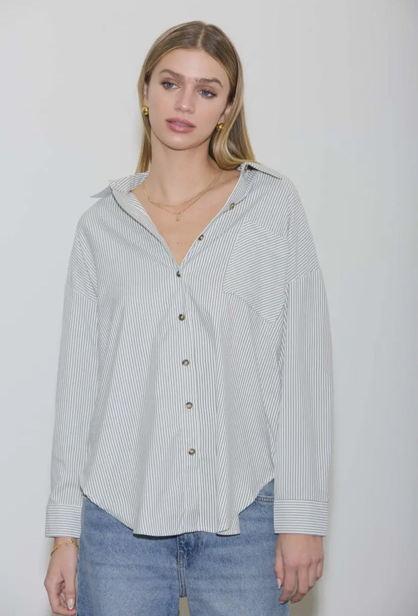 Townes Collared Shirt | Ivory