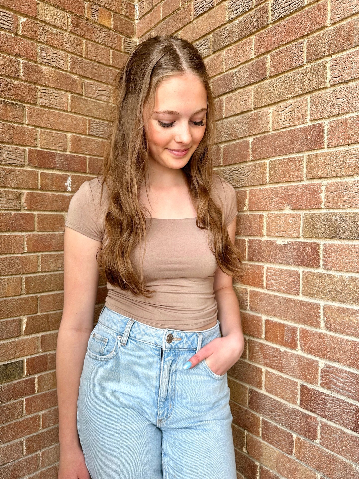Double Layer Short Sleeve Top | 4 Colour Options