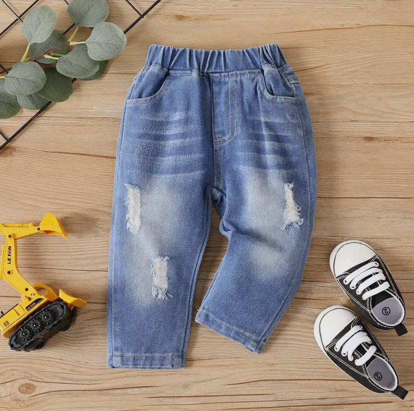 Distressed Denim Bottoms