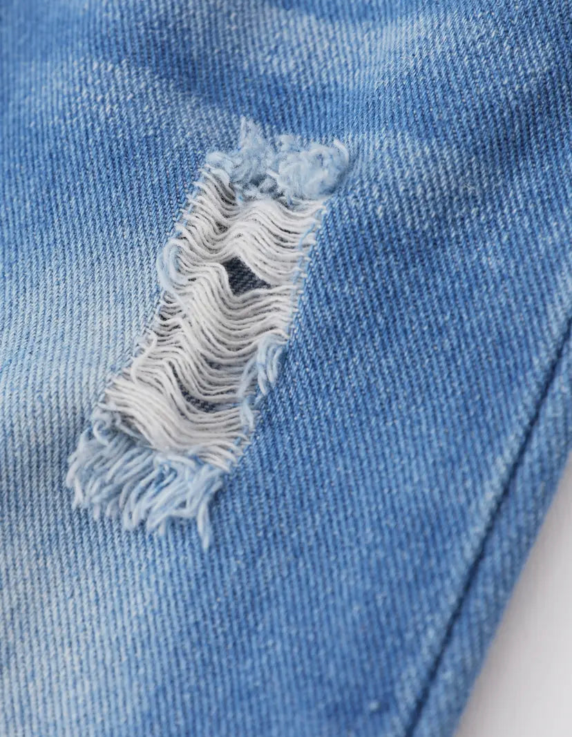 Distressed Denim Bottoms