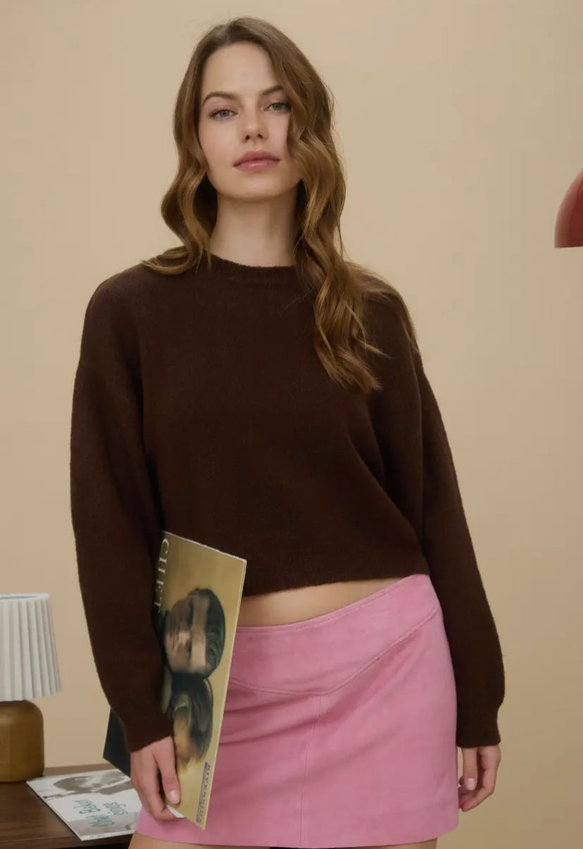 Charmer Sweater | Brown