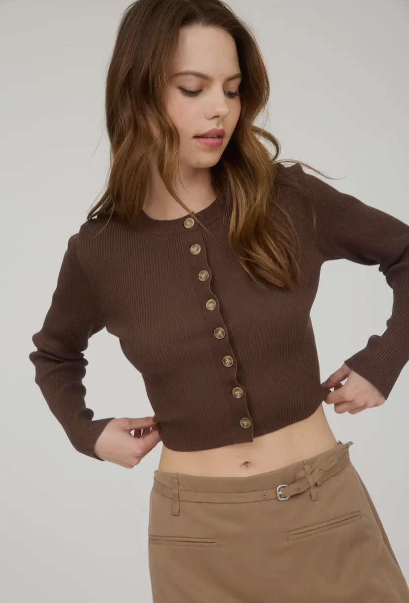 Lilith Rib Button Down