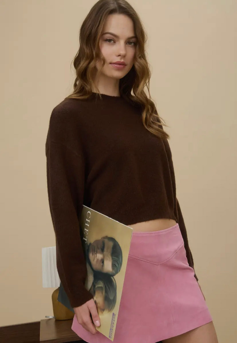 Charmer Sweater | Brown