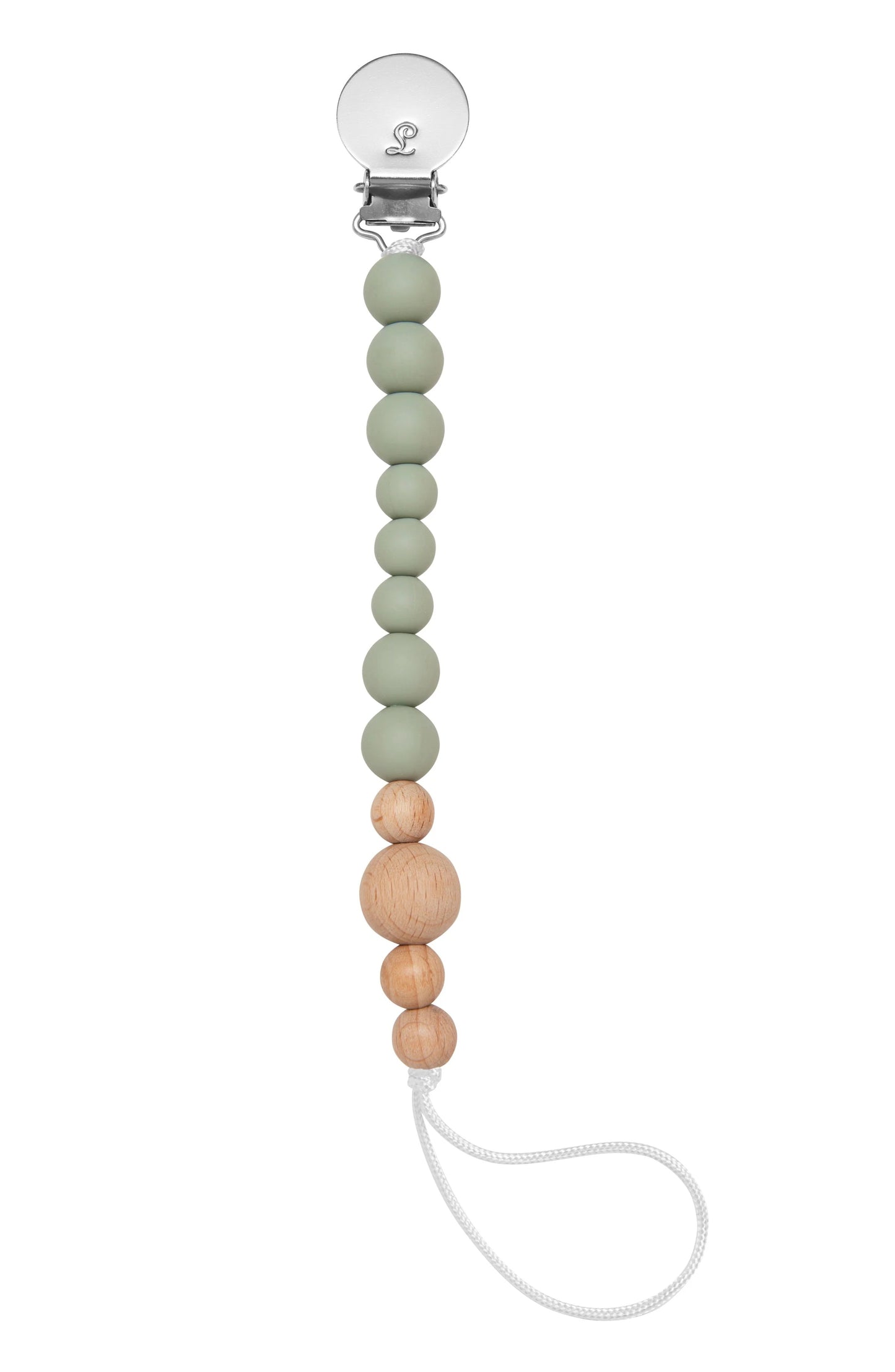LOULOU LOLLIPOP | Colour Block Silicone & Wood Pacifier Clip