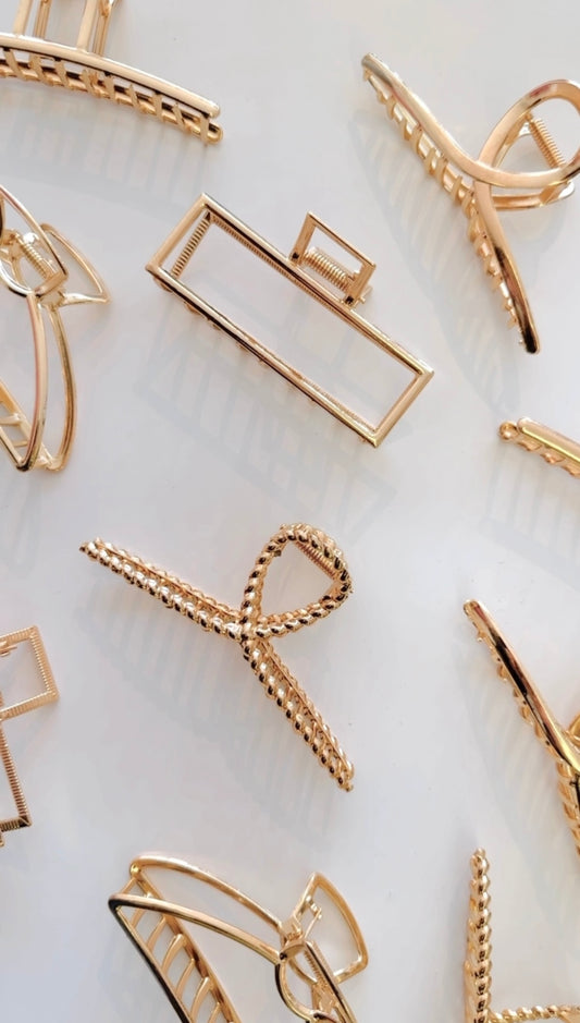Gold Hair Clip | Multiple Styles