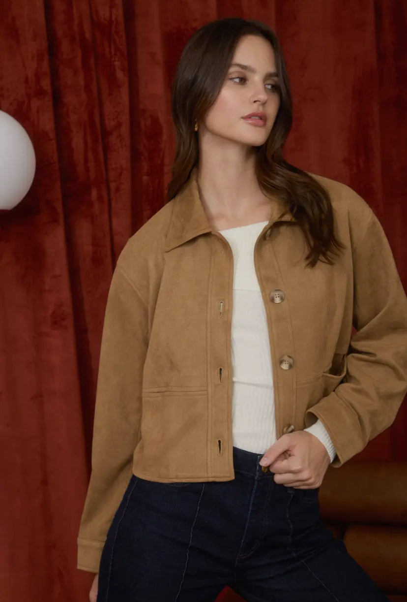 Palmer Faux Suede Jacket