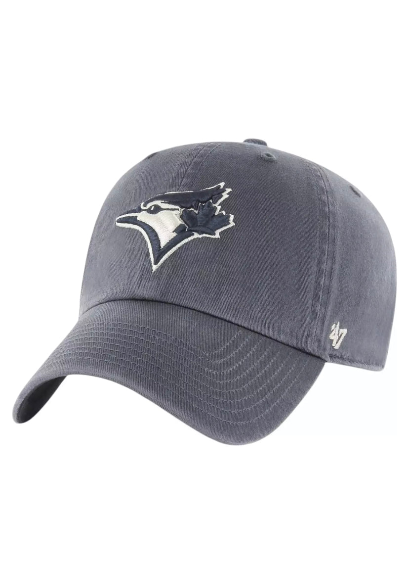 47 Brand MLB Blue Jays Clean Up Hat | Vintage Navy