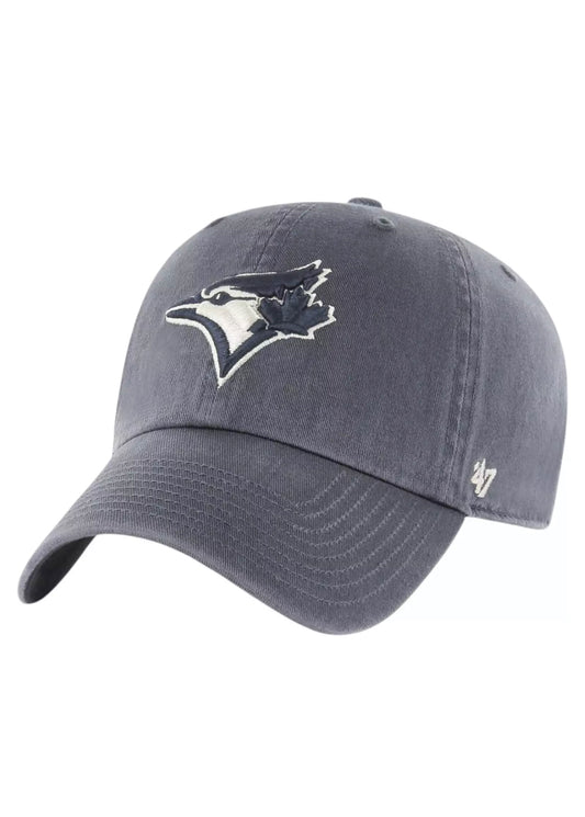47 Brand MLB Blue Jays Clean Up Hat | Vintage Navy