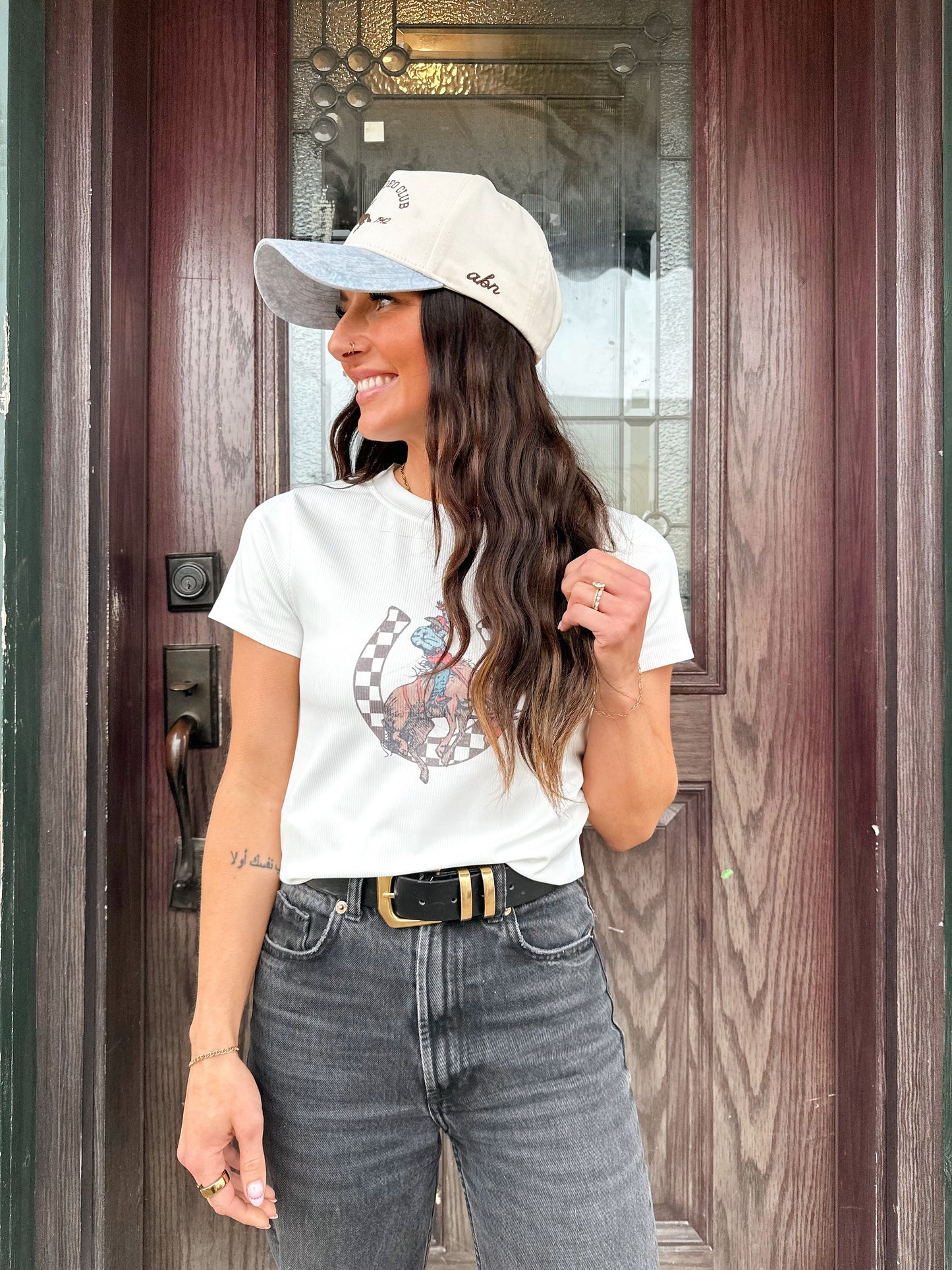 ABN Checkered Bronc Rodeo T-Shirt