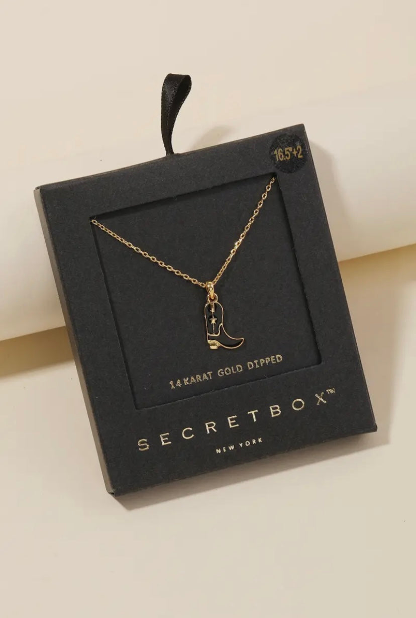 The High Life Boot Necklace