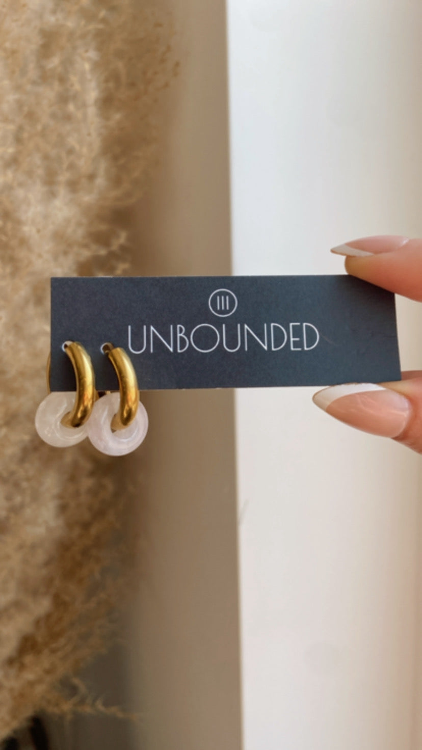 UNBOUNDED | Rose Quartz Earrings