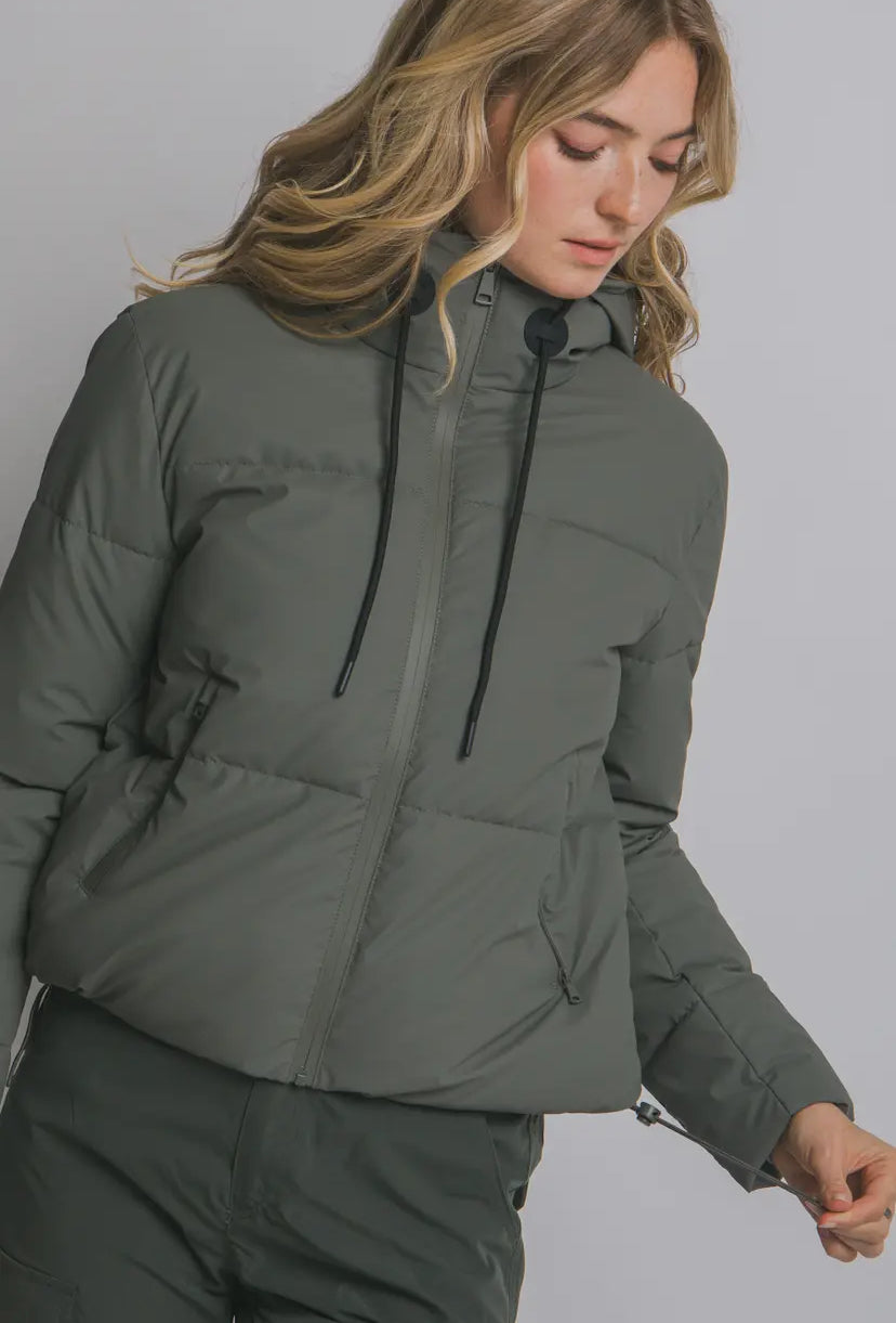 Decker Puffer Jacket | Olive